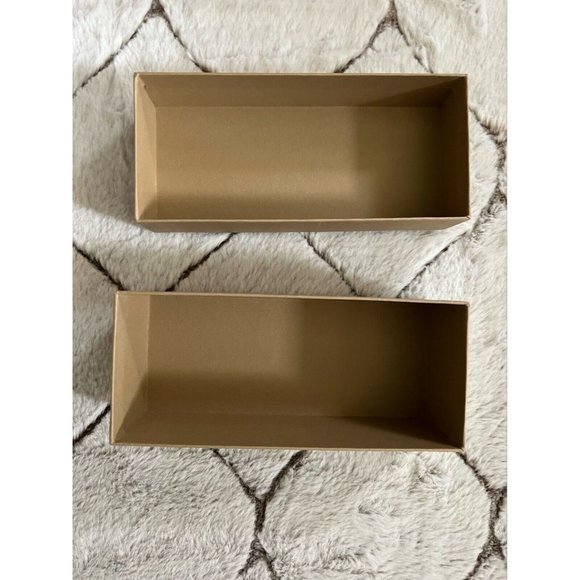 Burberry Case Cardboard Storage Box Beige 3" x 7" x 2" - Picture 6 of 8